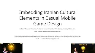 Embedding Iranian Cultural Elements in Casual Mobile Game Design