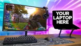 $300 Laptop Gaming Setup (Monitor, Keyboard, Mouse & More)