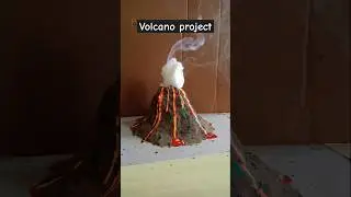 Volcano project, how to make volcano project , project for science students #volcanoscience