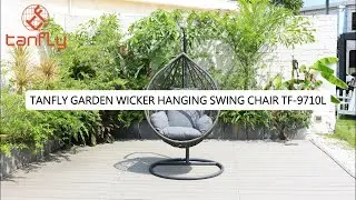 TANFLY GARDEN WICKER HANGING SWING CHAIR TF-9710L