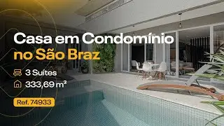 Casa em Condom&iacute;nio com 3 quartos em S&atilde;o Braz - Residencial Escorsin - JOTA8 Im&oacute;veis