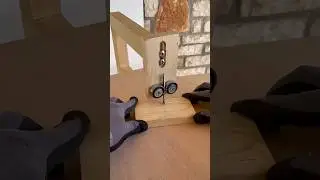 Cutting Perfect Geometric Shapes with a DIY Scroll Saw | Woodworking Tools #shorts