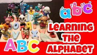 Learning the ALPHABET with your favourite toys - Bing, Bluey, Paw Patrol and more