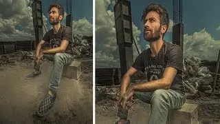 Gritty Grunge Photo Effects Photoshop Tutorial