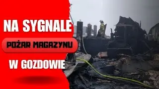 🔴 Panorama na sygnale - pożar magazynu ze zbożem w Gozdowie
