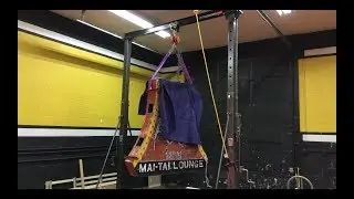 Mt Fuji neon sign #4: Removing Tubes, Dent Repair & Moving the Sign