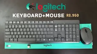 Logitech MK235 Wireless Keyboard + Mouse Combo | Best Budget Keyboard Mouse Under ₹1000