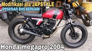 Modif motor megapro 2004 ala japstyle pesenan bos berlian