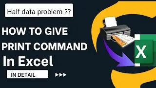 How to Print in Excel | Fix Half Data Printing & Print Selected Area Easily