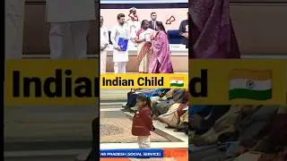 Eiha dixit children😺 award by president of india #shortsindia #awardceremony #youtubeshorts