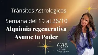 Semana del 19 al 26 de octubre. Alquimia Regenerativa. Asume tu poder