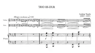 Ludwig Thuille &ndash; Piano Trio