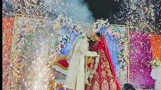 Best Varmala ❤️ Bride-Groom jaimala Scene ll indian wedding ...#weddingceremony #jaimalavideo #weds 