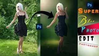 PERFECT BLUR PHOTO EDITING  IN PHOTOSHOP  COLOR CORECTION IN PS \\\ SURAJ PHOTO EDIT  DARK BLUR EDIT