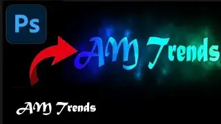 How to Create Neon effect on the Text in Photoshop #photography #art#photo @AMTrends003