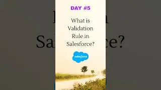 Salesforce Validation Rule | Explained with Live Demo | Salesforce Q5 #salesforce #salesforceadmin