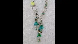 Lucite Flower Necklace Tutorial