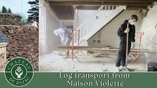 Завершение работ на северной крыше и капитальный демонтаж в Maison Violette | Château de Razac