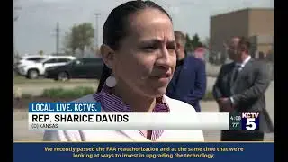 KCTV: Rep. Davids Tours Olathe Air Traffic Control Center