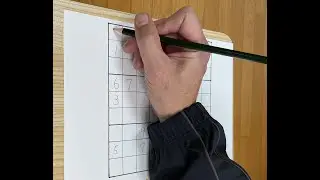 【無言ASMR】No.21　鉛筆でナンプレを解く90分｜Pencil Sudoku ASMR｜No Talking