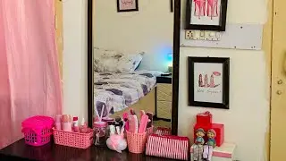 dressing table organization || tips to organize makeup in dressing table || vanity tour
