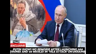 &ldquo;Ukraine Under Fire: 500 Drones & 40 Missiles Strike Kyiv and Beyond&rdquo;