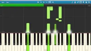 Bach's Goldberg Variations: 32 Aria da Capo, shown on a keyboard (BWV 988)