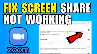How To Fix Zoom Screen Share Not Working (2026) (New Update)