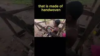 The art of kente (adinkra) weaving in Ashanti Region,Ghana😍