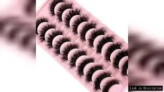 10Pairs 8D Mink Lashes Natural Mink False Eyelashes Dramatic Volume Fake Eyelash Extension Faux Cils