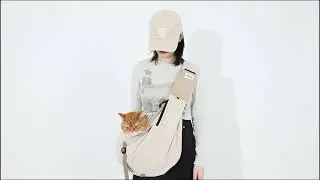 Portable Crossbody Pet Sling Carrier Bag