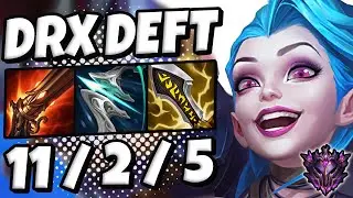 Deft Jinx vs Jhin [ ADC ] Patch 12.2 Ranked Master Korea ✅