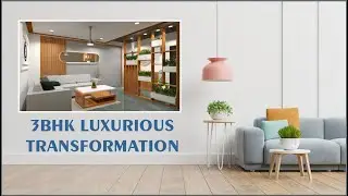 3BHK Luxurious Transformation | Interior Design | Flexispace Solutions | Creative Home Space