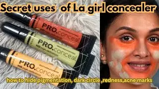LA girl pro colour correction/ concealer uses. Review and secret uses