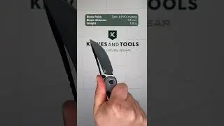 Kizer Pioneer Drop Point ZX FK03A5 Two Tone S35VN, Richlite Titanium Bolster, pocket knife