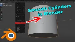 How to Make a Cylinder with Smooth Sides in Blender