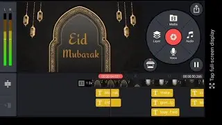 How to create Eid mubarak video / Kinemaster video editing tutorial / Solution Planet