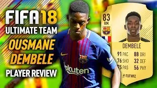 FIFA 18 OUSMANE DEMBELE (83) PLAYER REVIEW! FIFA 18 ULTIMATE TEAM!