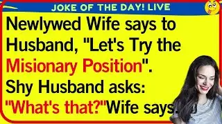 😂 Newlywed Couple Joke | Live Daily Jokes 😆 | Clean Family Comedy