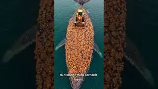 Remove Barnacles from Whales #animal  #rescue  #whale  #savethewhales