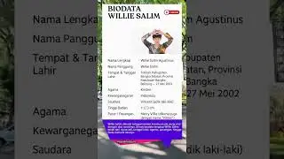 Biodata Lengkap Willie Salim, Tiktoker Viral & Dermawan 2025‼️#shortsfeed #reels #beritaterkini