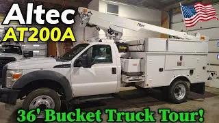 ДОСТИГАЙТЕ НОВЫХ ВЫСОТ! Автовышка Altec AT200A 36 футов в действии!