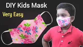 Face Mask for Kids | DIY Face mask for 5-8 years Old Kids | Kids Face Mask pattern | Kid's Face Mask