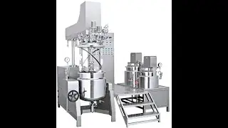200L Vacuum homogenizer high shear mixer vacuum emulsifying machine for lotion cosmetics emulsion