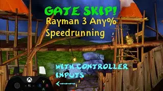 Gate Skip Rayman 3 Any% with Controller Inputs