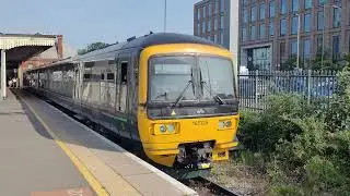 GWR Class 165 DMU thrash departing Slough | Great Western Railway