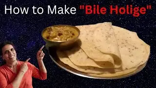 How to make Bile Holige | Chappe Obbattu |  Sappe Holige