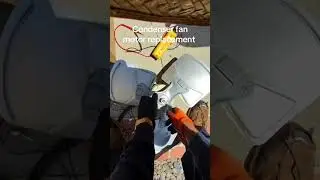 Condenser fan motor replacement #hvac #hvaclife #hvacwork #bluecollar
