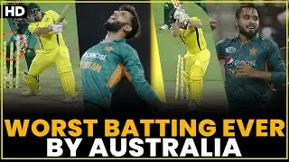 Worst Batting Ever By Australia | Australian Batting Collapse | Pakistan vs Australia | PCB | MA2L