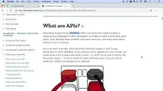 Lesson 60: Browser API - Part 1